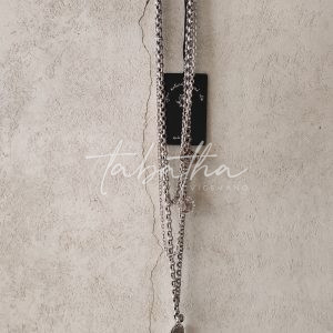 COLLANA 3 FILI CON CIONDOLO -PROVOCATION MILANO ACCESSORI-