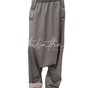 PANTALONE VISCOSA/POLIESTERE CAVALLO BASSO CON ELASTICO IN VITA E PASSANTI TAGLIA UNICA NOBLESSE OBLIGE -PROVOCATION MILANO-