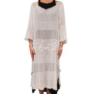 ABITO RETE COTONE BIANCO TAGLIA UNICA NOBLESSE OBLIGE -PROVOCATION MILANO-