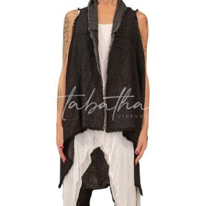 OUTLET- GILET 30% LANA ASIMMETRICO -PROVOCATION MILANO-