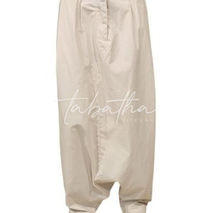 OUTLET- PANTAGONNA TENCELL/VISCOSA CON PENCE-ZIP E TASCHE COLOR BURRO -PROVOCATION MILANO-