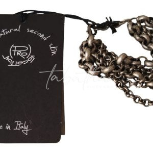 BRACCIALE CATENE COLOR ARGENTO - PROVOCATION MILANO ACCESSORI -