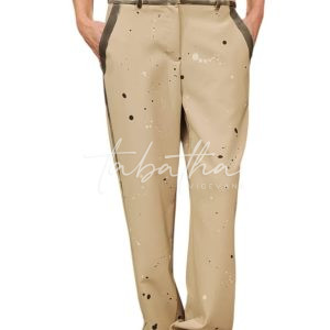 OUTLET: PANTALONE PALAZZO CON ZIP-BOTTONE E TASCHE DIPINTO -PROVOCATION MILANO-