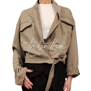 GIACCHINO COTONE CON CINTA REGOLABILE E TASCHE NOBLESSE OBLIGE -PROVOCATION MILANO-