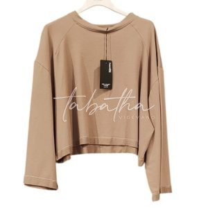 MAGLIA COTONE FORMA A SCATOLA CORTA MANICA AMPIA 3/4 -PROVOCATION MILANO-