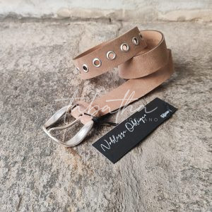 CINTURA PELLE BEIGE NOBLESSE OBLIGE-PROVOCATION MILANO-