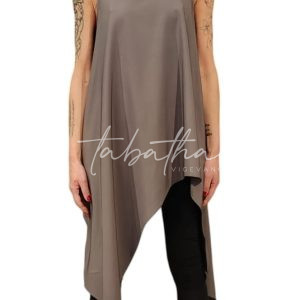 CANOTTA LUNGA ASIMMETRICA TAGLIA UNICA NOBLESSE OBLIGE-PROVOCATION MILANO-