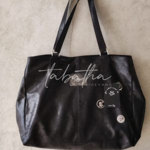 MAXI BORSA PELLE CON DETTAGLI -PROVOCATION MILANO ACCESSORI-