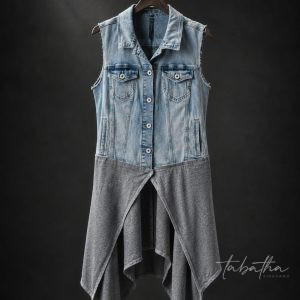 GILET LUNGO BI-TESSUTO PROVOCATION MILANO