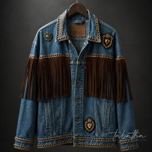 GIUBBOTTO JEANS CUSTOMIZZATO PROVOCATION MILANO