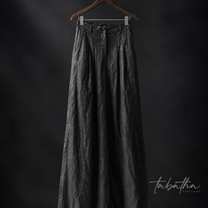 PANTALONE SIMILPELLE A PALAZZO PROVOCATION MILANO