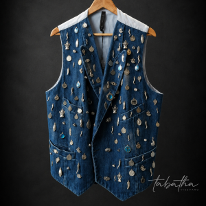 GILET JEANS CUSTOMIZZATO PROVOCATION MILANO