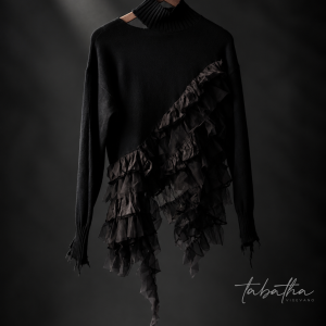 MAGLIONE VISCOSA CON TULLE PROVOCATION MILANO