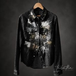 CAMICIA JEANS DIPINTA PROVOCATION MILANO