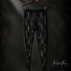 LEGGINS PIZZO NERO PROVOCATION MILANO