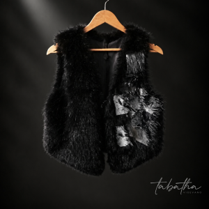 GILET DIPINTO PELLICCIA ECO-CHIC PROVOCATION MILANO